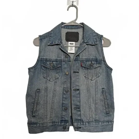 Levi's Denim Vest Size Small - Picture 4 of 5